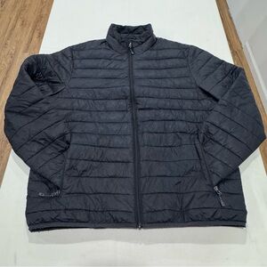 Men's Black Puffer Jacket Men’s Large